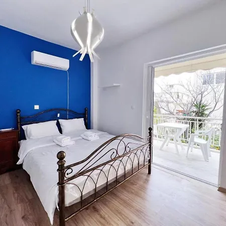 Апартаменты Wsd Faliro New 1bd With Bal Near Alimos Marina Афины